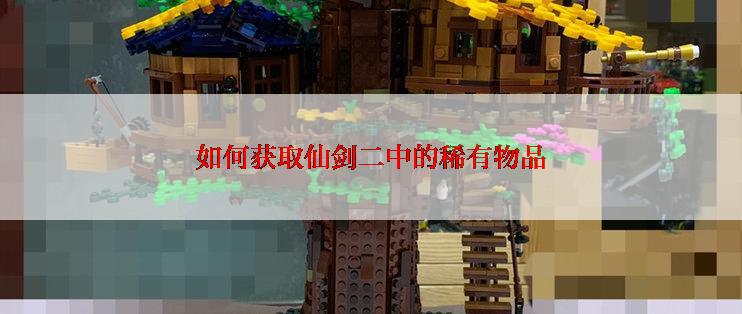 如何获取仙剑二中的稀有物品