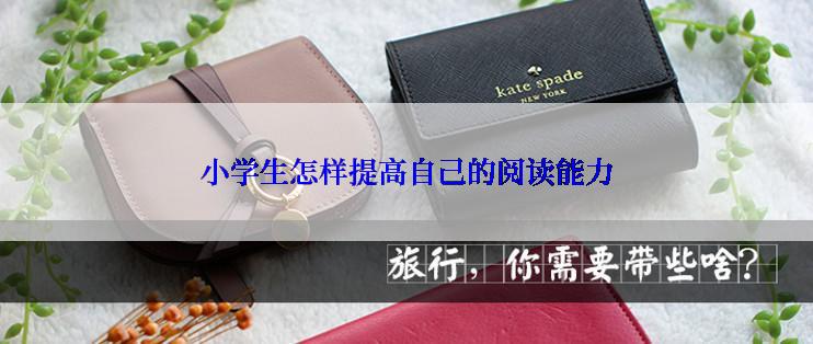 小学生怎样提高自己的阅读能力