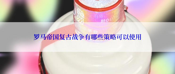 罗马帝国复古战争有哪些策略可以使用