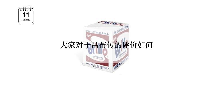 大家对于吕布传的评价如何