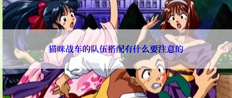 猫咪战车的队伍搭配有什么要注意的