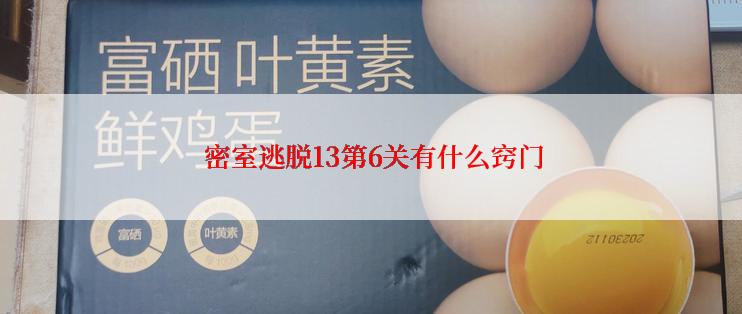  密室逃脱13第6关有什么窍门