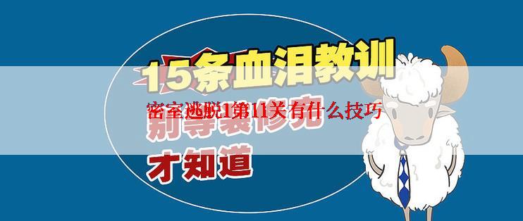  密室逃脱1第11关有什么技巧