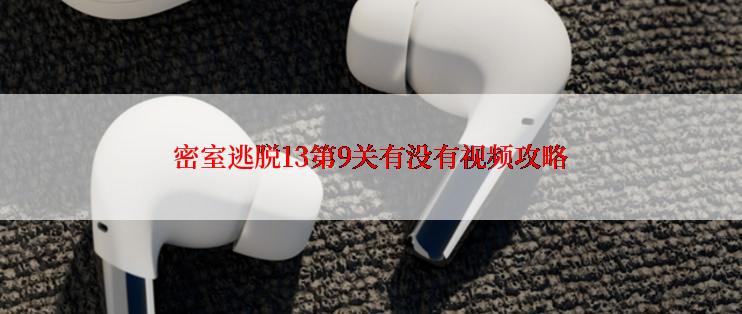 密室逃脱13第9关有没有视频攻略