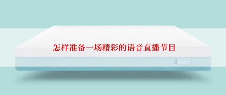 怎样准备一场精彩的语音直播节目