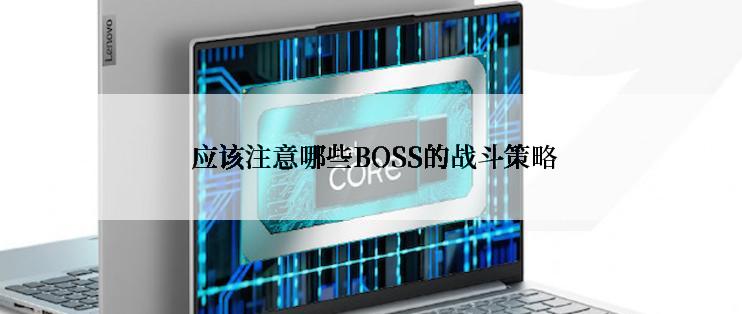  应该注意哪些BOSS的战斗策略
