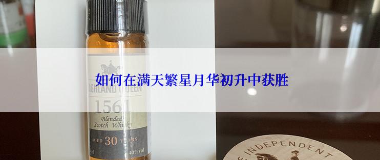  如何在满天繁星月华初升中获胜