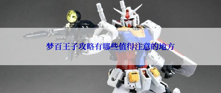 梦百王子攻略有哪些值得注意的地方