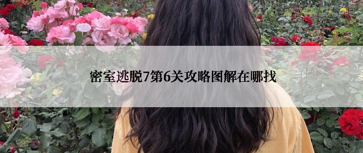  密室逃脱7第6关攻略图解在哪找