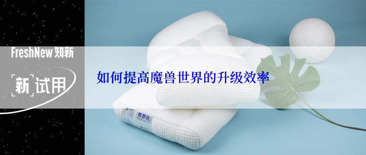 如何提高魔兽世界的升级效率