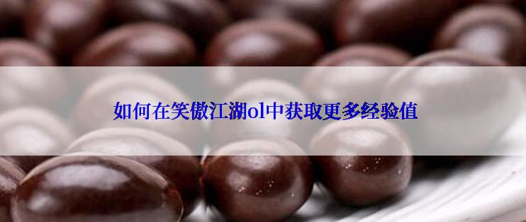 如何在笑傲江湖ol中获取更多经验值