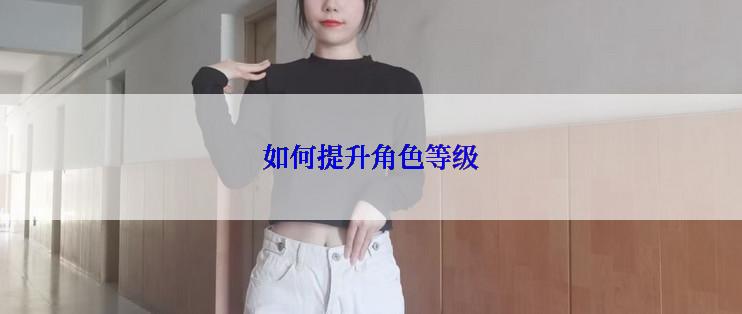 如何提升角色等级