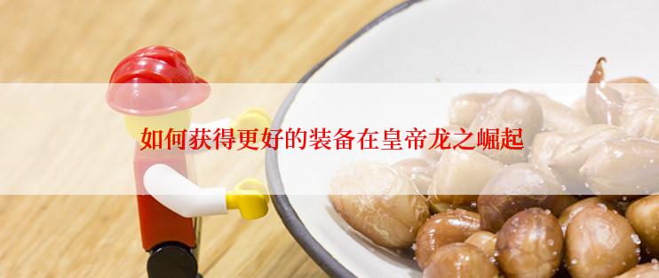  如何获得更好的装备在皇帝龙之崛起