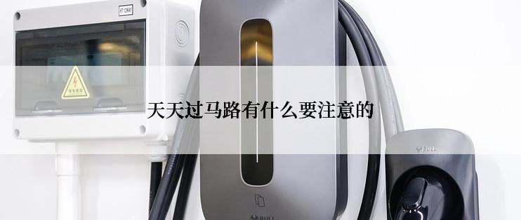 天天过马路有什么要注意的