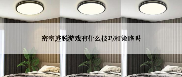 密室逃脱游戏有什么技巧和策略吗