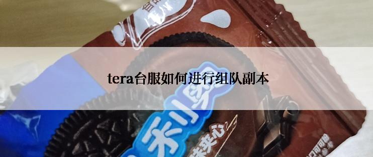  tera台服如何进行组队副本