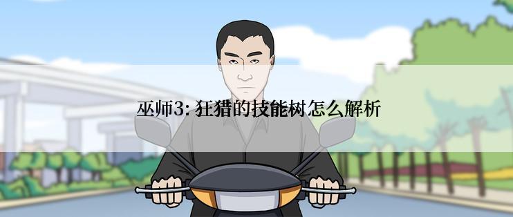 巫师3: 狂猎的技能树怎么解析