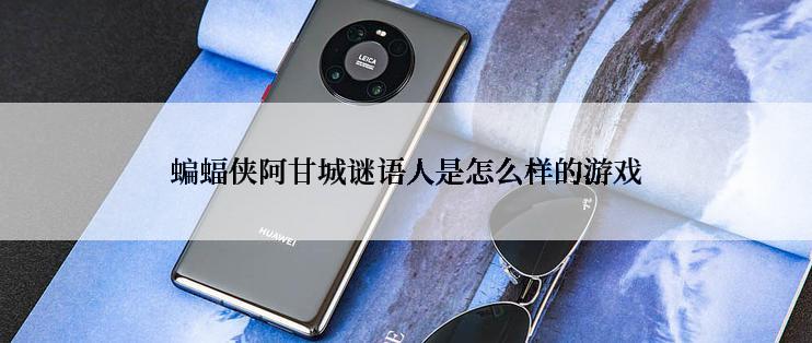 蝙蝠侠阿甘城谜语人是怎么样的游戏