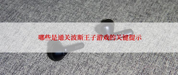  哪些是通关波斯王子游戏的关键提示