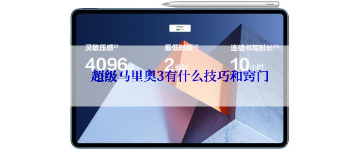 超级马里奥3有什么技巧和窍门