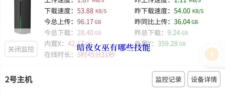  暗夜女巫有哪些技能
