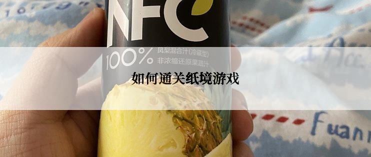 如何通关纸境游戏
