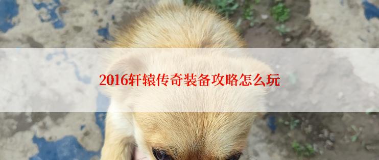 2016轩辕传奇装备攻略怎么玩
