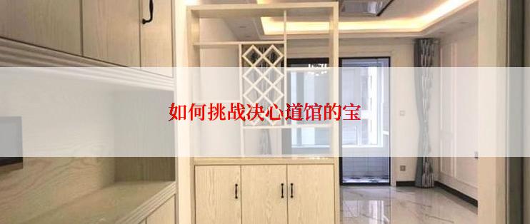 如何挑战决心道馆的宝