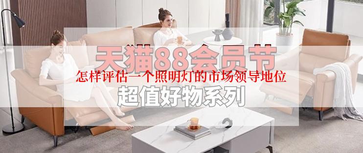 怎样评估一个照明灯的市场领导地位