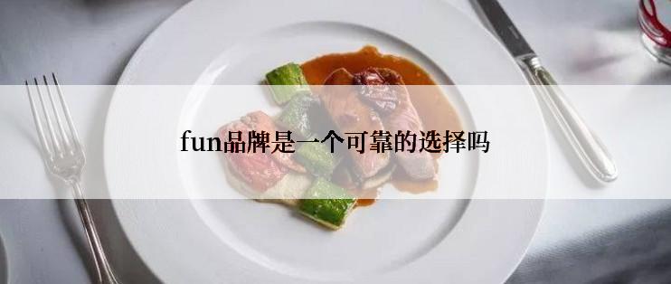 fun品牌是一个可靠的选择吗