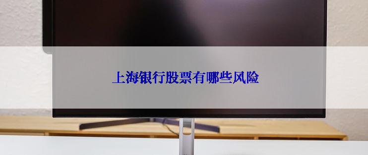  上海银行股票有哪些风险