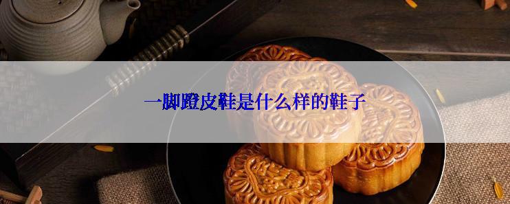 一脚蹬皮鞋是什么样的鞋子