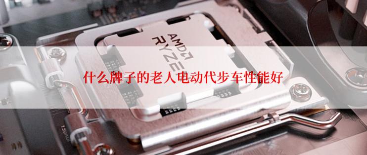 什么牌子的老人电动代步车性能好