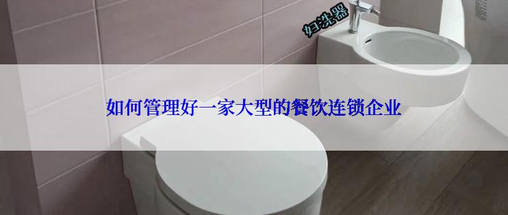 如何管理好一家大型的餐饮连锁企业