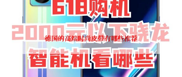 德国的高端时尚皮带有哪些推荐