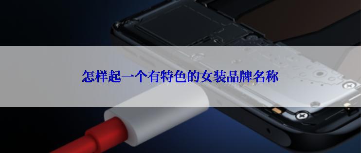 怎样起一个有特色的女装品牌名称