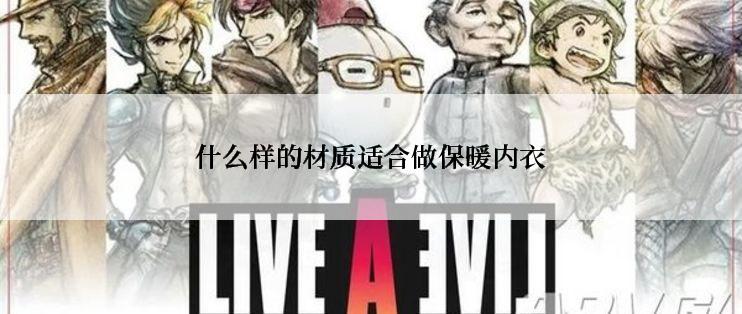 什么样的材质适合做保暖内衣
