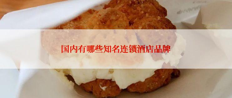 国内有哪些知名连锁酒店品牌