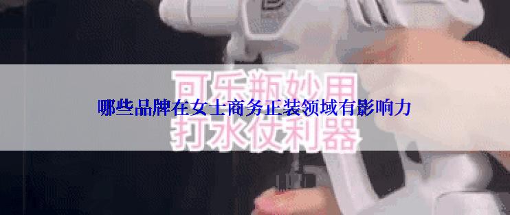 哪些品牌在女士商务正装领域有影响力