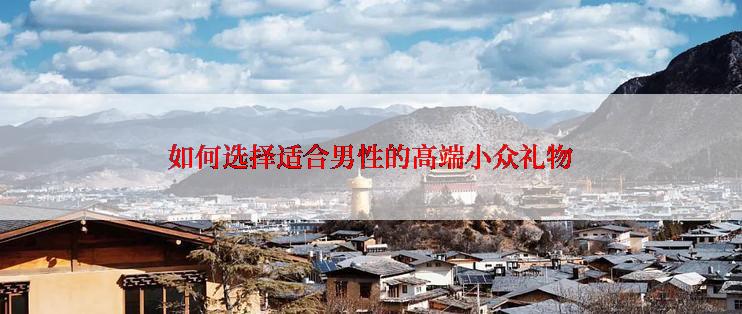 如何选择适合男性的高端小众礼物