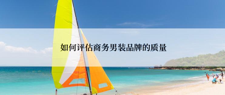  如何评估商务男装品牌的质量