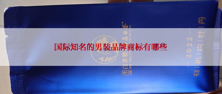 国际知名的男装品牌商标有哪些