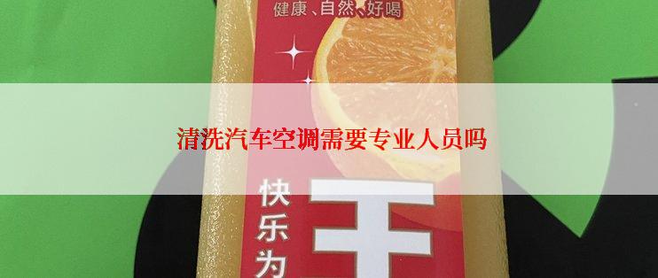  清洗汽车空调需要专业人员吗
