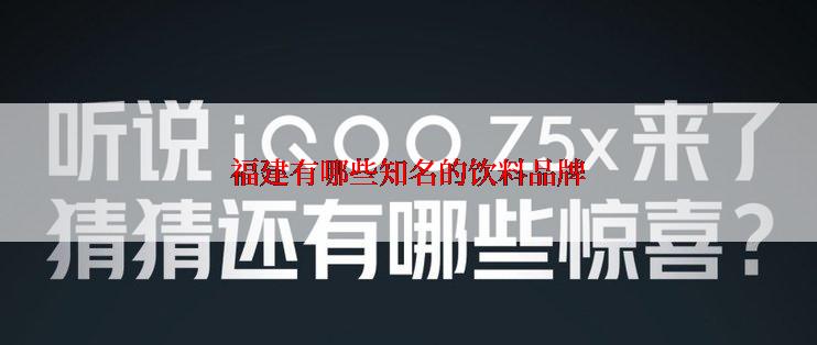 福建有哪些知名的饮料品牌