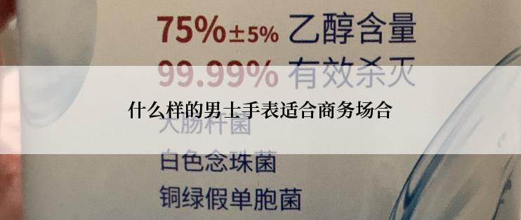 什么样的男士手表适合商务场合