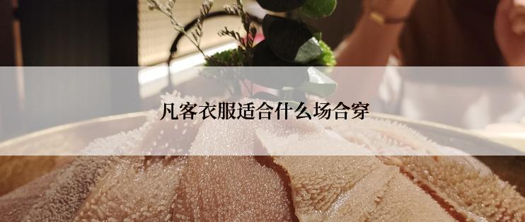  凡客衣服适合什么场合穿
