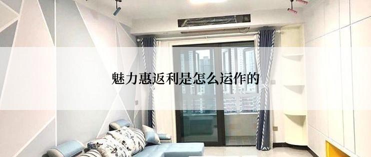 魅力惠返利是怎么运作的