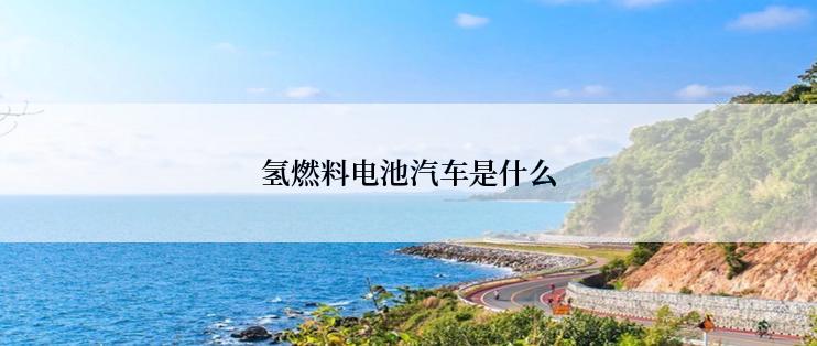 氢燃料电池汽车是什么