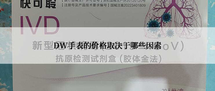 DW手表的价格取决于哪些因素