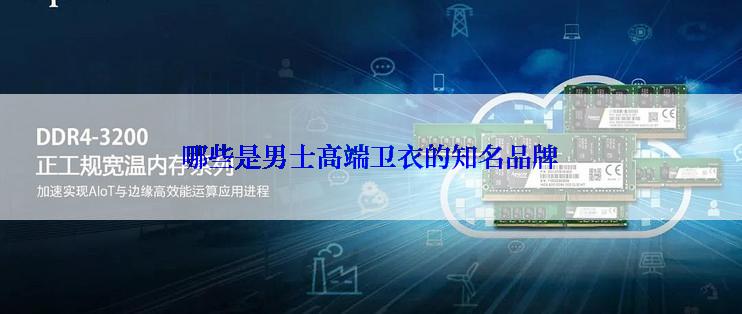 哪些是男士高端卫衣的知名品牌